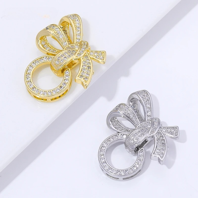 Jewelry Making Hoops - Złote pozłacane 18K zapięcia z perłami,
