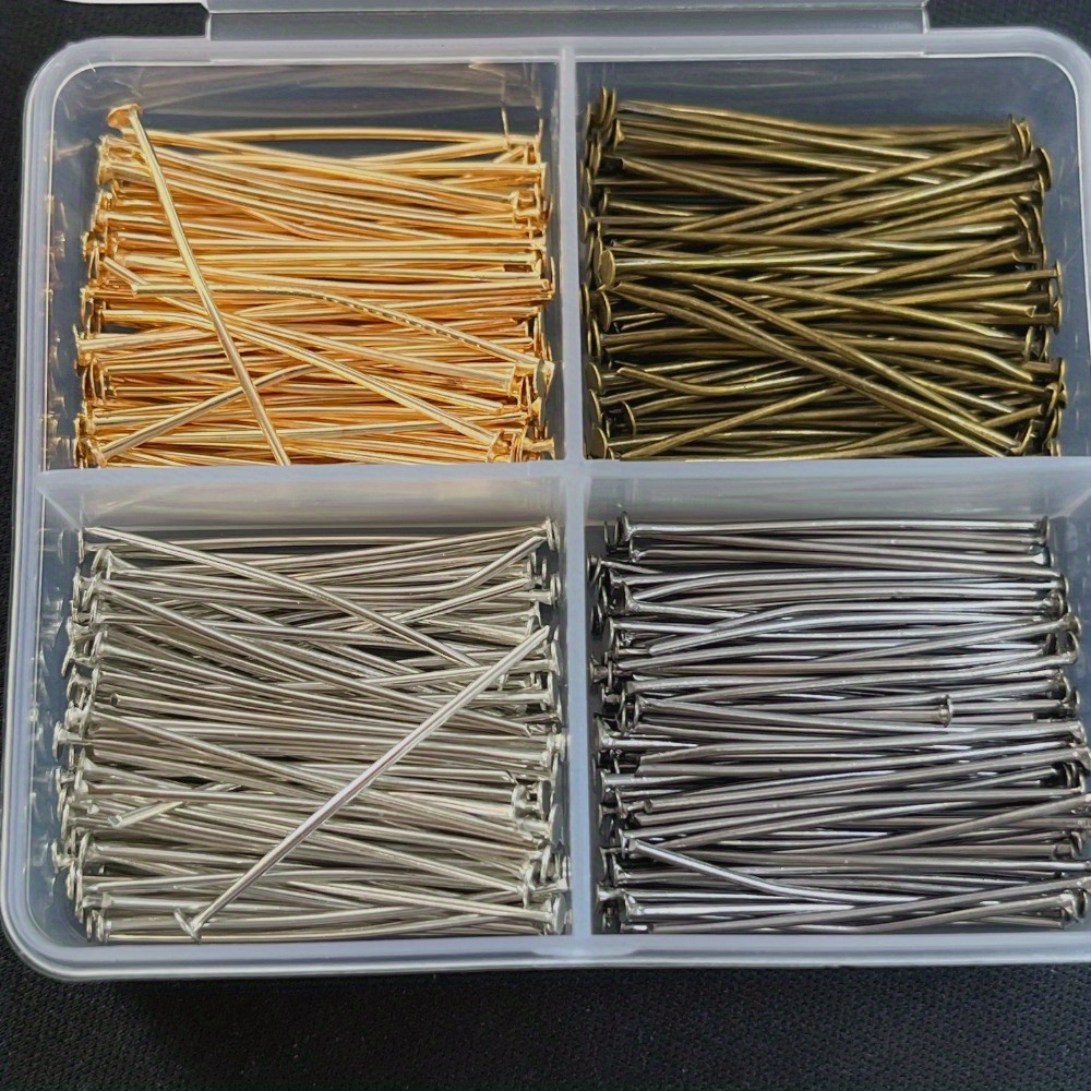 Jewelry Making Box - 400 szt. Mieszane szpilki z żelazną