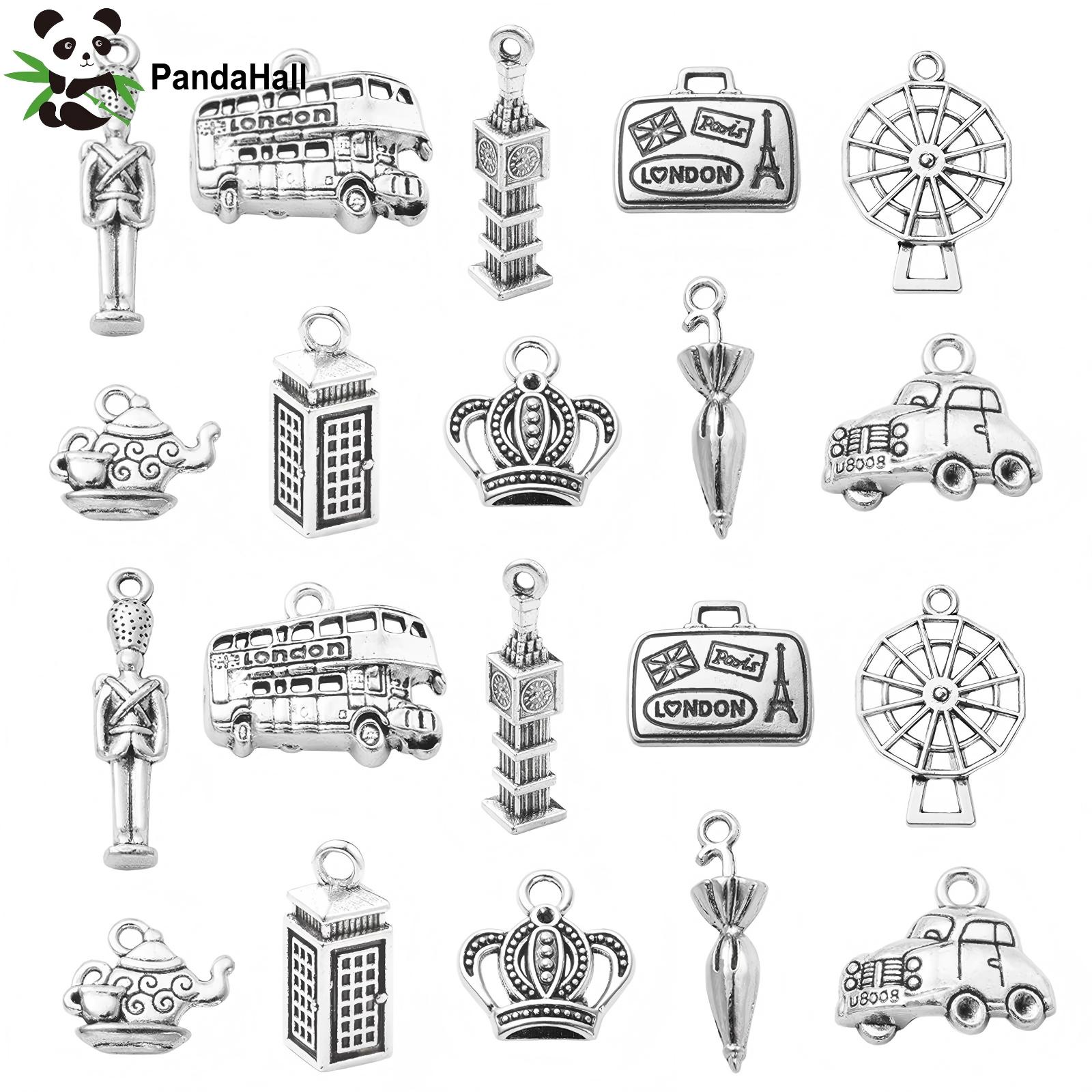 Jewelry Making London - PandaHall 100 szt. 10 Stylów Zawieszki