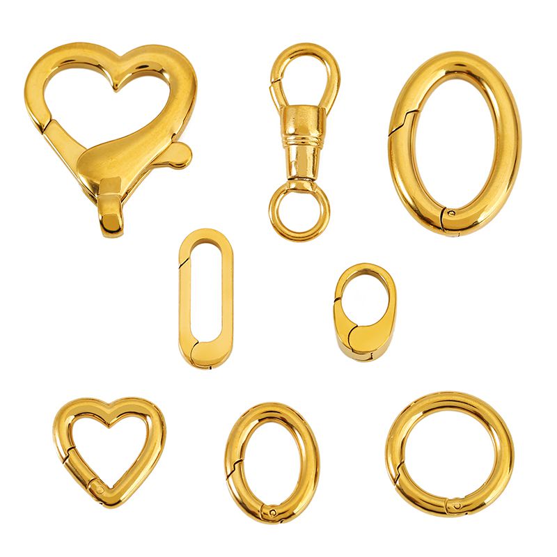 Jewelry Making Metal Supplies - 2 szt. Zapięcie ze stali nierdzewnej,