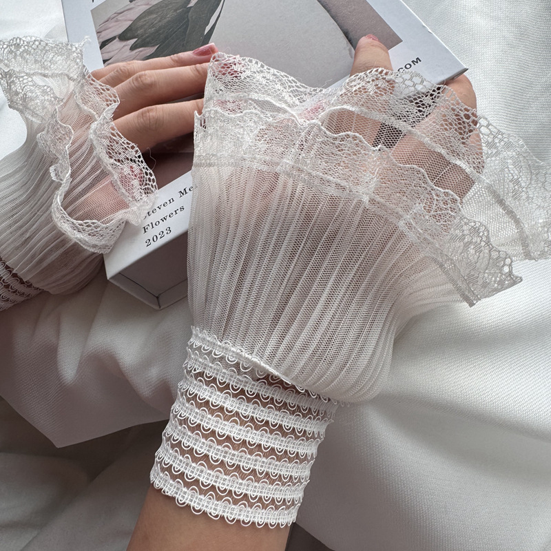 Jewelry Making Adults - Damskie rękawki Lolita z kokardkami i