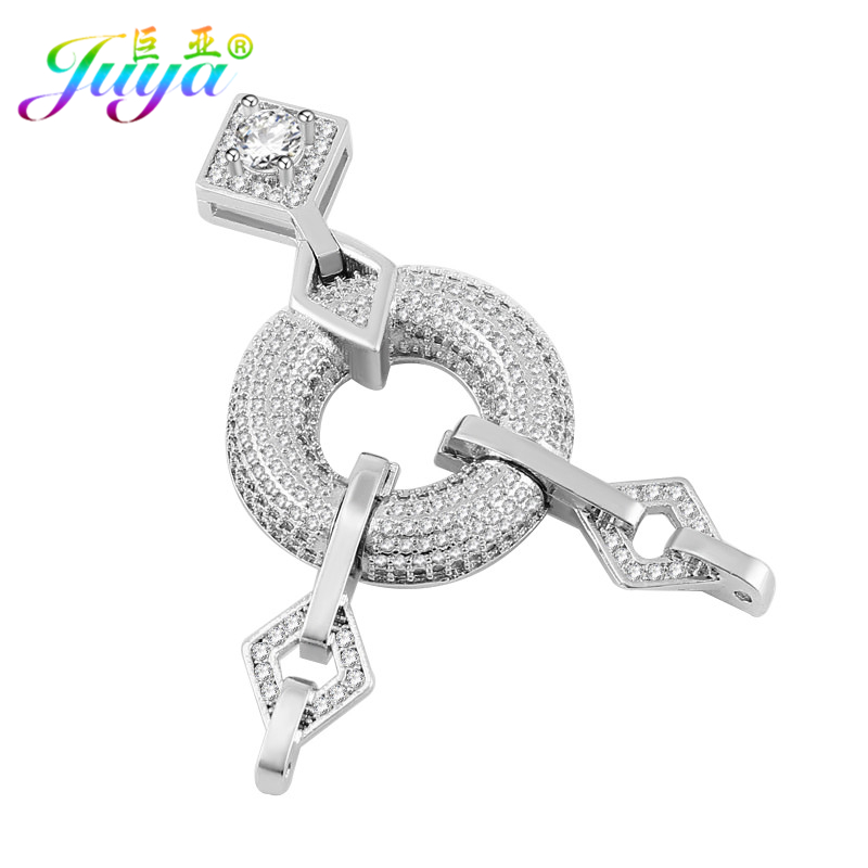 Jewelry Making With Beads - Juya DIY elementy biżuterii geometryczne zapięcie