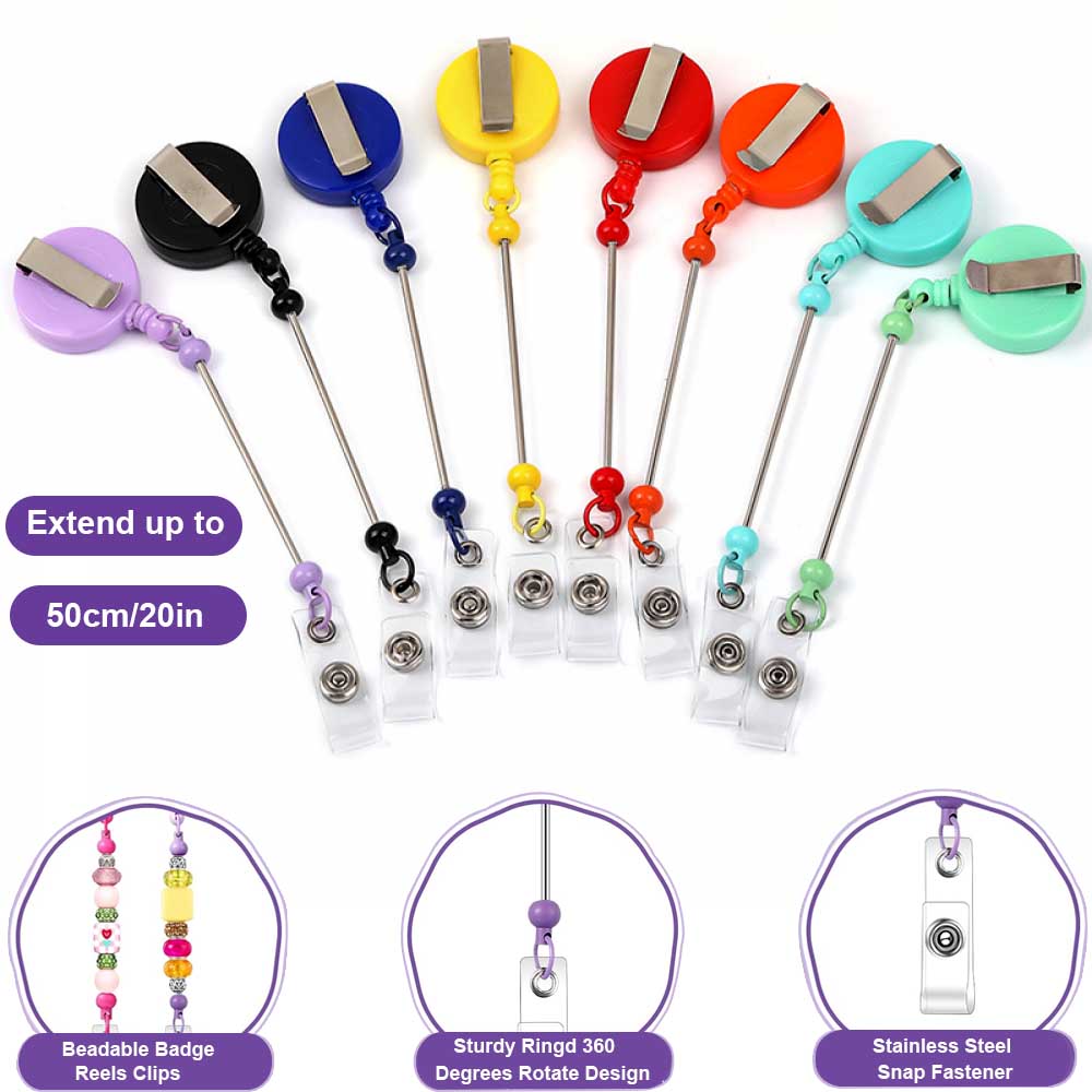 Jewelry Making Parts - 1-3 szt. Kółka na identyfikatory z