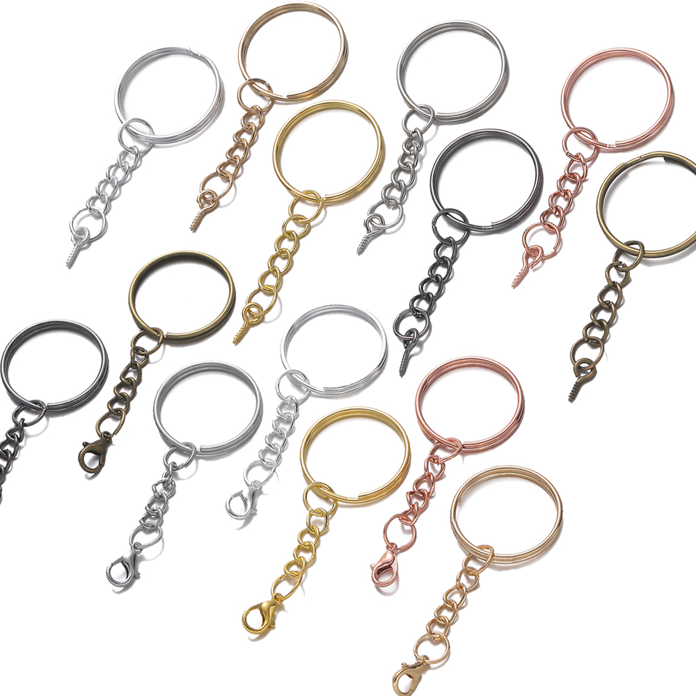 Jewelry Making Hoops - 10 sztuk/partia 25mm Oczka z gwintem