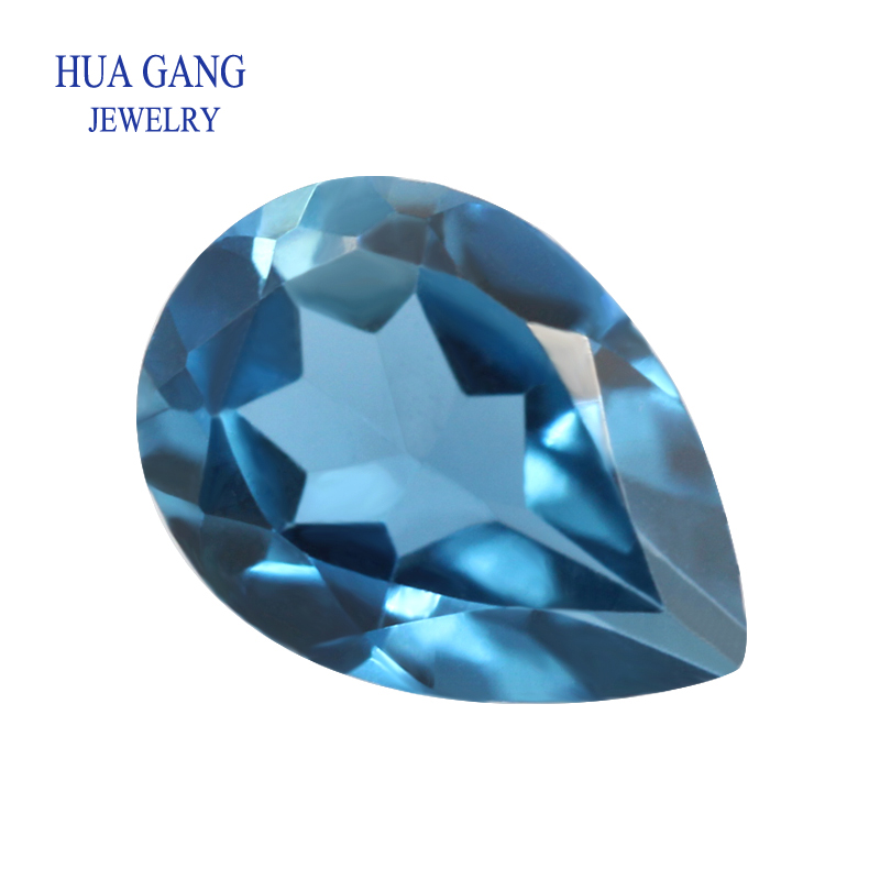 Jewelry Making London - Londyński niebieski Topaz naturalny luźny kamień
