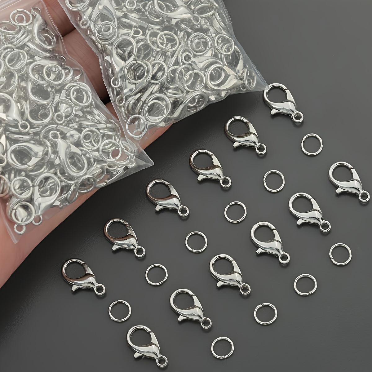 1/2/300 szt. Zapięcia typu kar – Jewelry Making Hoops recenzja i cena