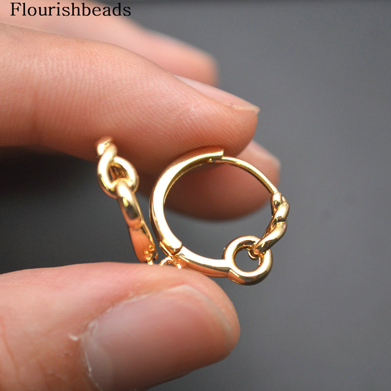30 szt. Skręcone Okrągłe Kółka – Jewelry Making Hoops recenzja i cena