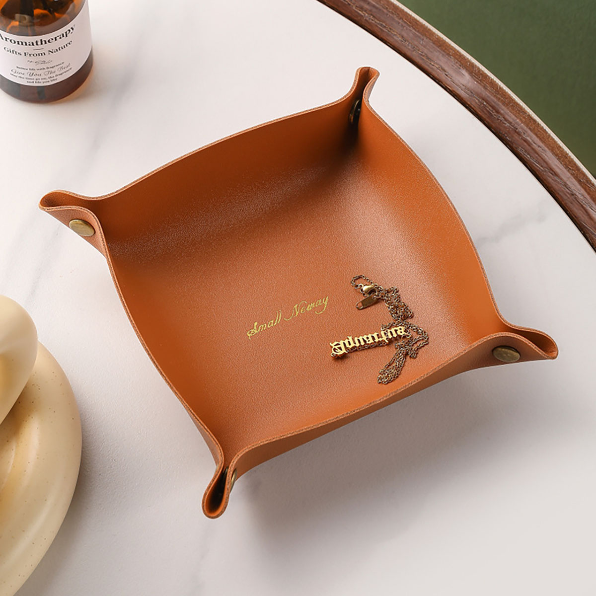 Skórzana taca do przechowywani – Jewelry Making Box recenzja i cena