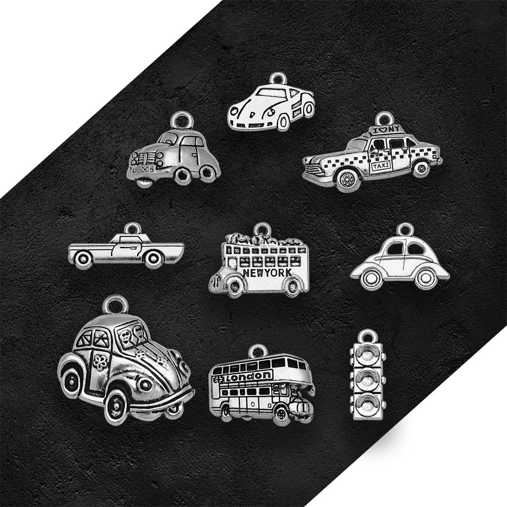 Posrebrzane taksówka autobus s – Jewelry Making London recenzja i cena