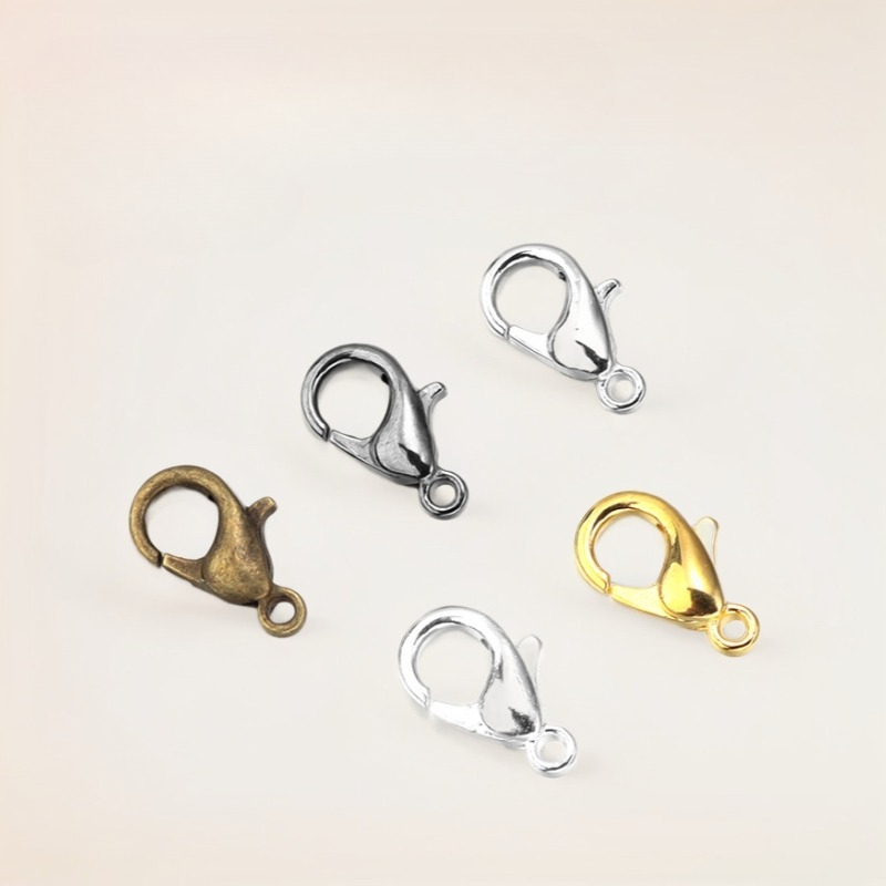 100 szt. Zapięć typu karabińcz – Jewelry Making Metal Supplies recenzja i cena