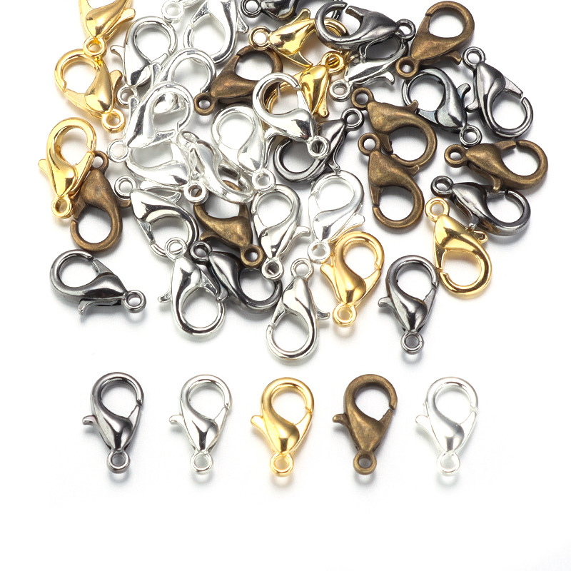 100 szt. Zapięć typu karabińcz – Jewelry Making Metal Supplies recenzja i cena