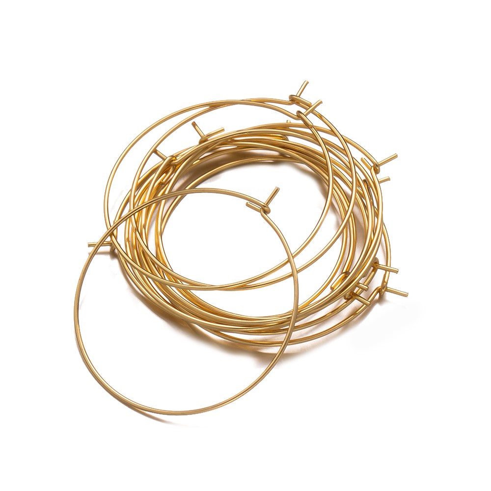 50 szt. Kolczyki koła ze stali – Jewelry Making Hoops recenzja i cena