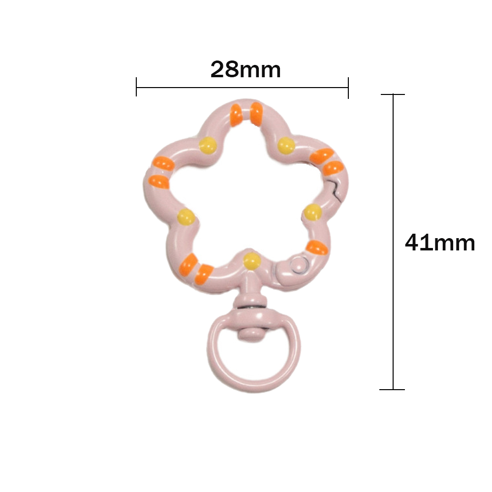 5szt Kwiat Metalowe zatrzaski  – Jewelry Making Hoops recenzja i cena