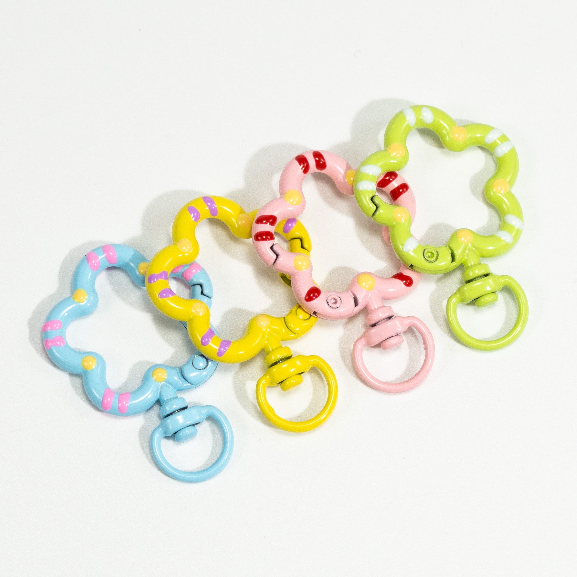 5szt Kwiat Metalowe zatrzaski  – Jewelry Making Hoops recenzja i cena