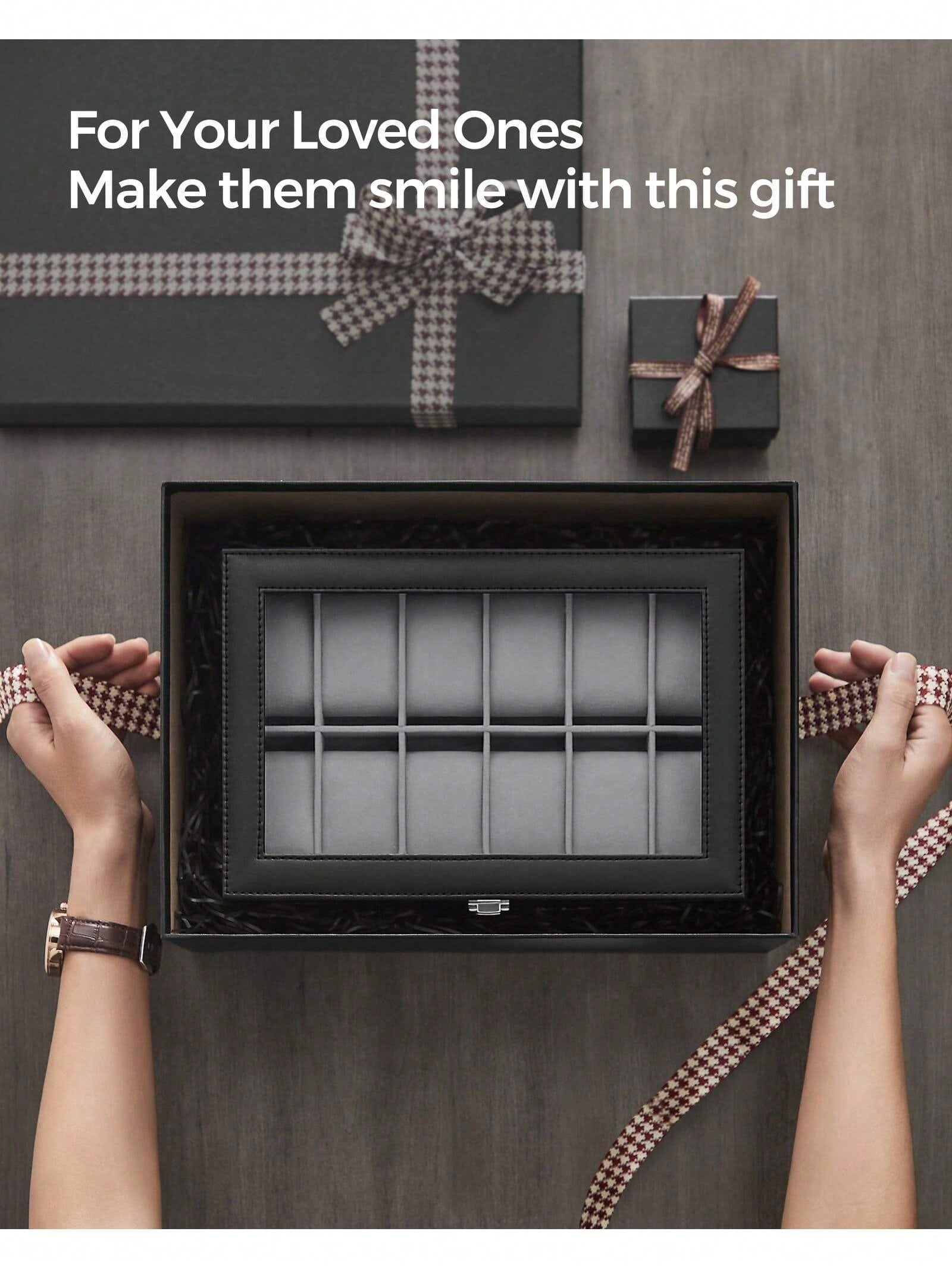 Pudełko na zegarki z 12 przegr – Jewelry Making Box recenzja i cena