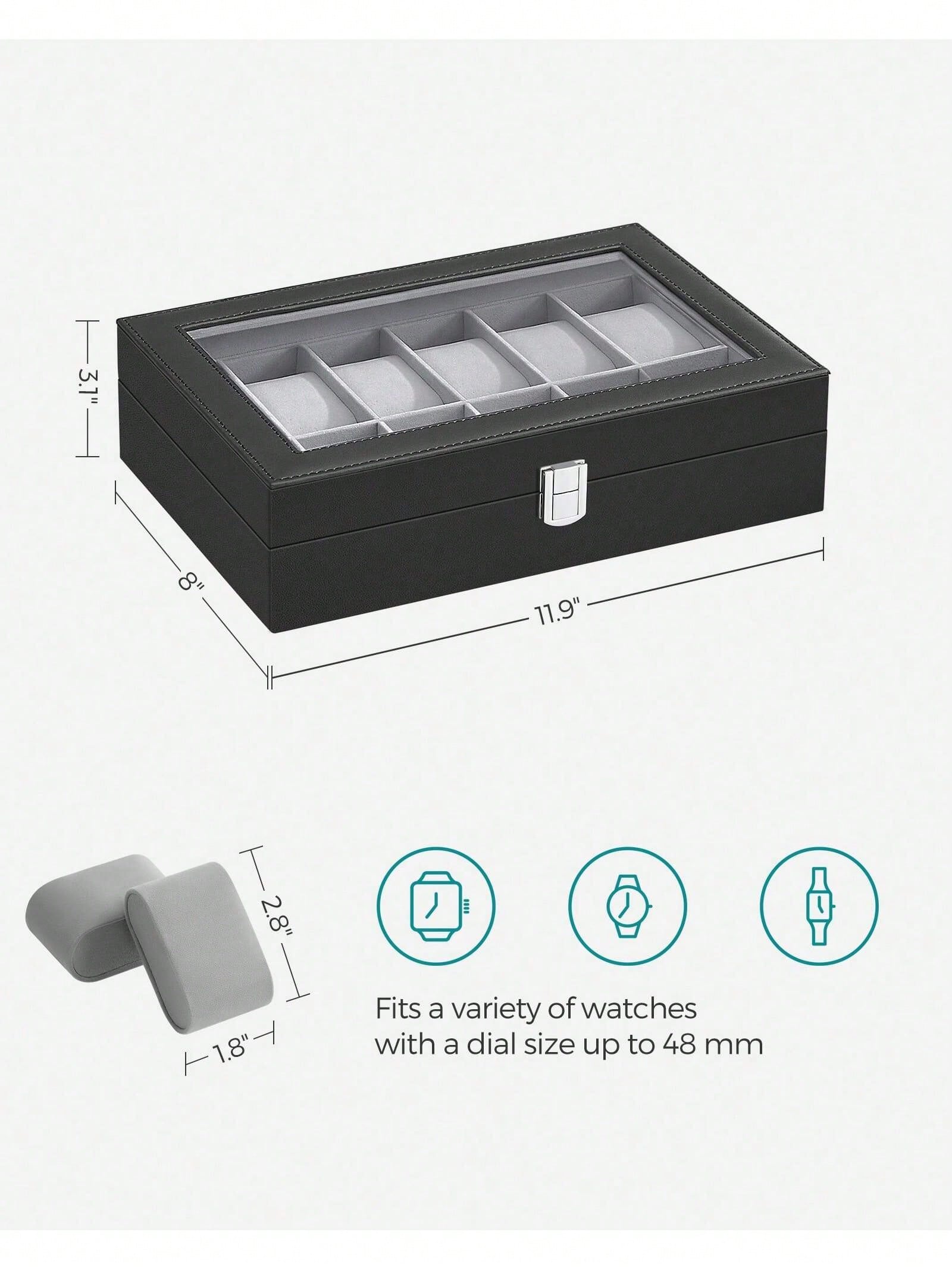 Pudełko na zegarki z 12 przegr – Jewelry Making Box recenzja i cena