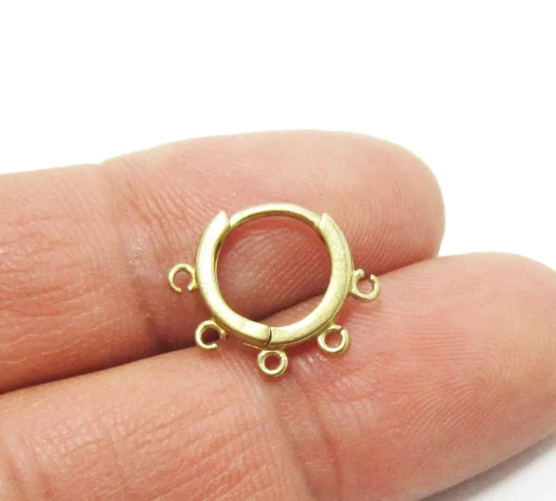 10 sztuk mosiężnych obręczy do – Jewelry Making Hoops recenzja i cena