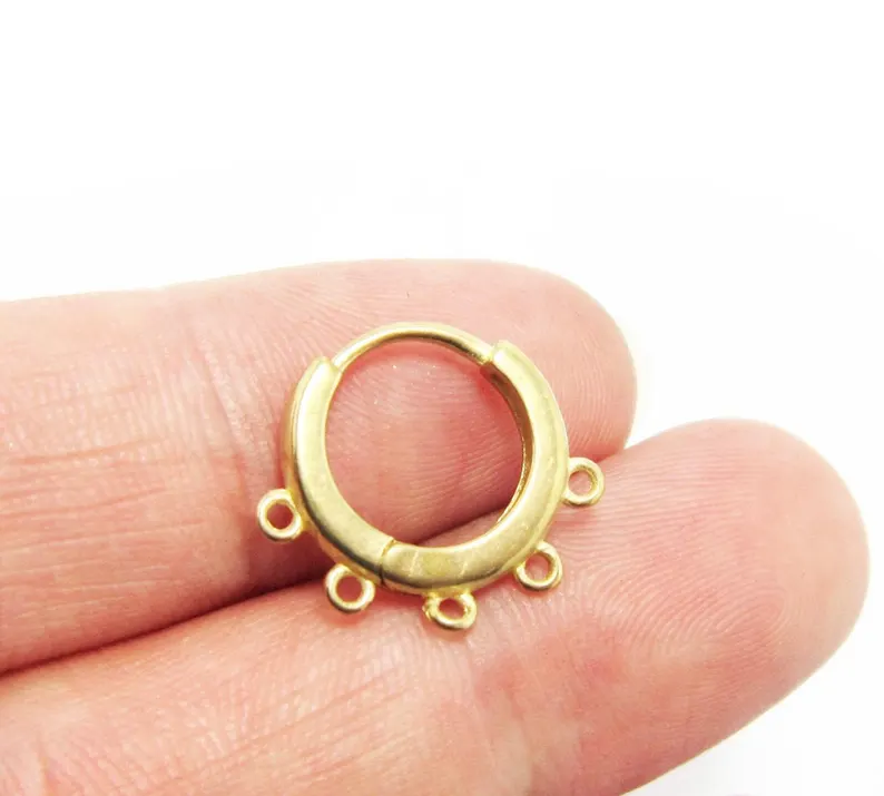 10 sztuk mosiężnych obręczy do – Jewelry Making Hoops recenzja i cena