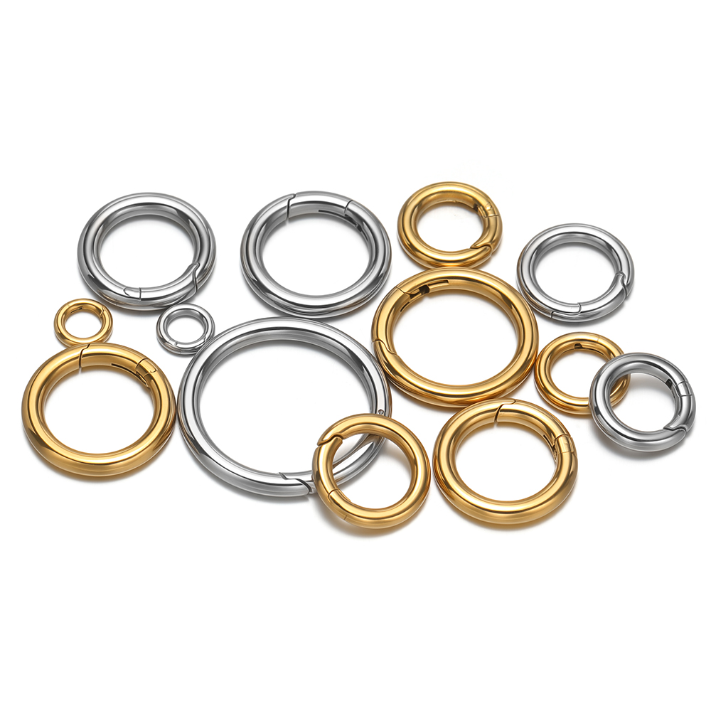 2 szt./partia Okrągłe karabińc – Jewelry Making Parts recenzja i cena