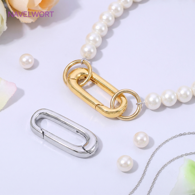 1/2/4 szt. Złote (18K) owalne  – Jewelry Making Metal Supplies recenzja i cena