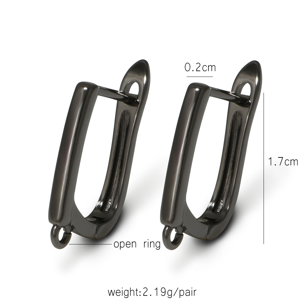 YANASI 1 Para Czarne Mosiężne  – Jewelry Making Parts recenzja i cena