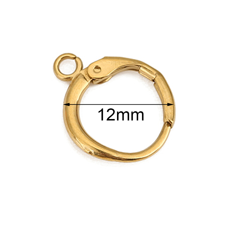10 szt. 12mm Hipoalergiczne Ha – Jewelry Making Metal Supplies recenzja i cena