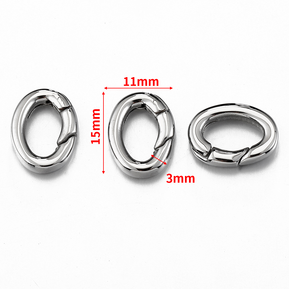 2 sztuk/1pc ze stali nierdzewn – Jewelry Making Hoops recenzja i cena