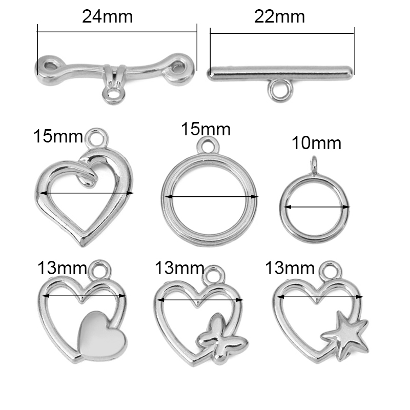 5 zestawów zapięć OT ze stali  – Jewelry Making Metal Supplies recenzja i cena