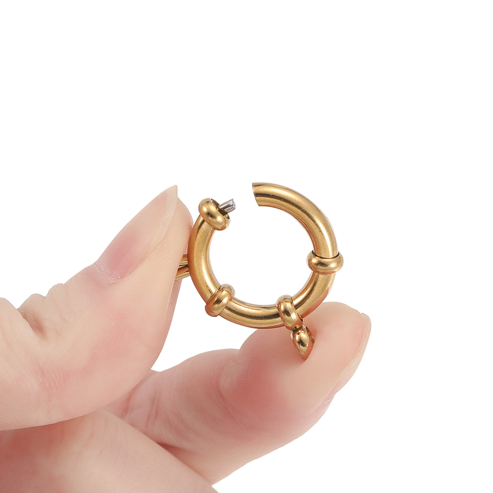 2 szt. Okrągłe sprężynowe zapi – Jewelry Making Metal Supplies recenzja i cena