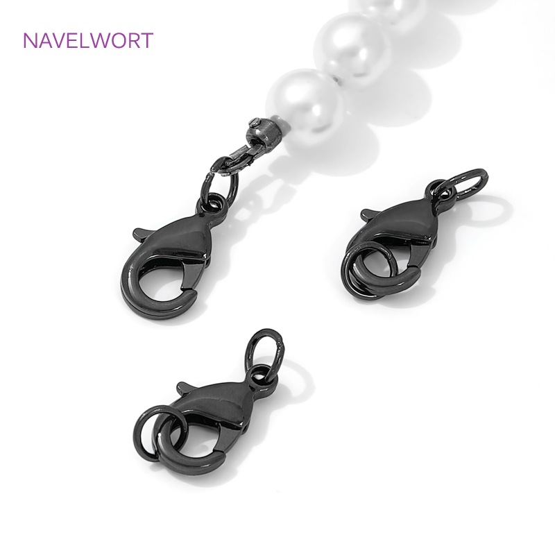 Czarny mosiężny karabińczyk i  – Jewelry Making Metal Supplies recenzja i cena