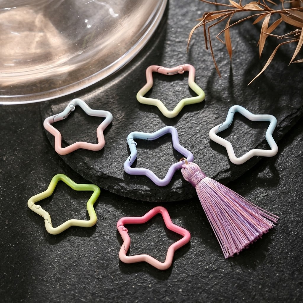 5 SZT. Gradientowe Kółka Spręż – Jewelry Making Hoops recenzja i cena