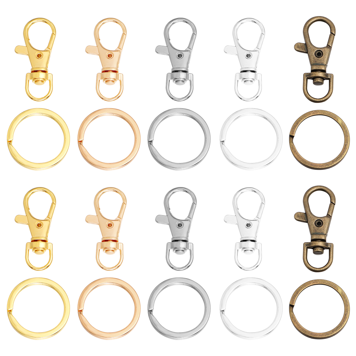 10 Zestawów Stopowych Obrotowy – Jewelry Making Hoops recenzja i cena